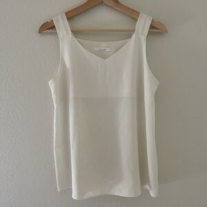 White Sleeveless Top